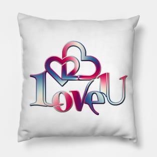 I Love U Pillow