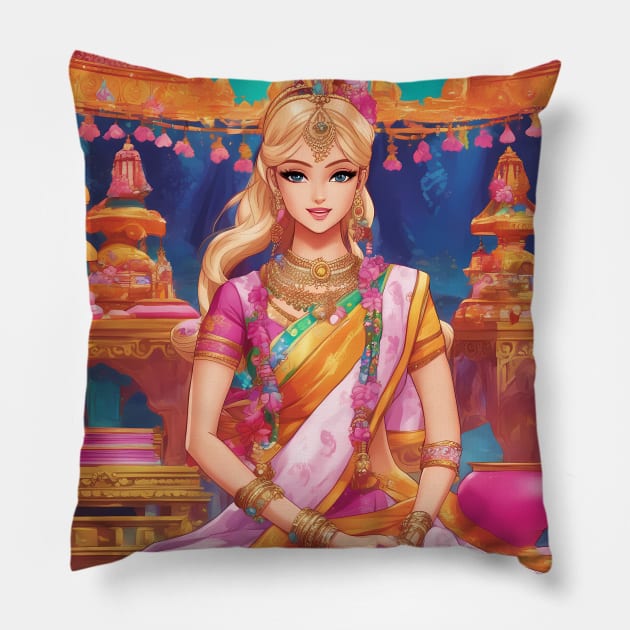 Gorgeous Power Earings Pillow by animegirlnft