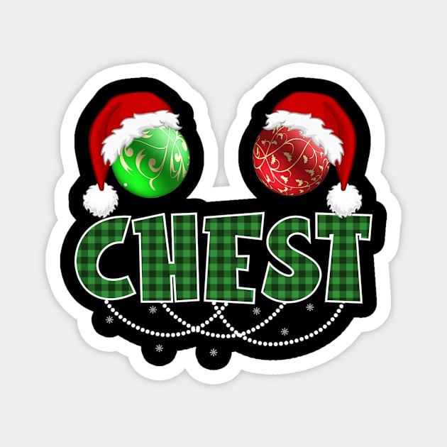 Funny Chest Nuts Couples Christmas Chestnuts Magnet by fenektuserslda