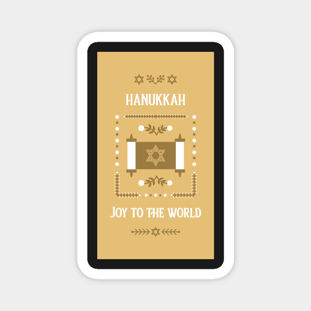 Happy Hanukkah Prints, Stickers & Magnets 2 Magnet by Studio-Sy