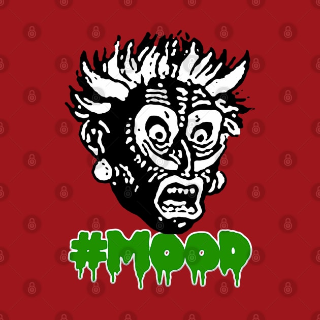 Hashtag Voodoo Monster Mood! Graphic Design Tee by DankFutura