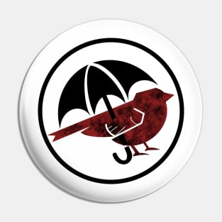 The Umbrella Sparrow Academy Logo Pin