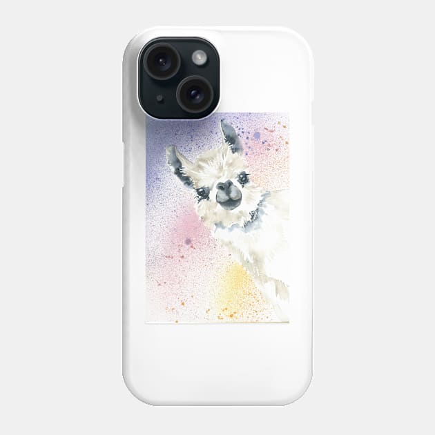 Rainbow Alpaca Phone Case by CorinneMatus