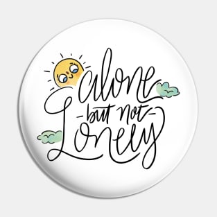 🌟👕Empowered Solitude: Alone But Never Lonely" - Let Your Tee Speak Resilience! 🖋️🌌 Pin