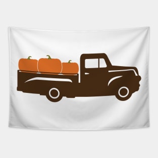 Fall Truck Tapestry