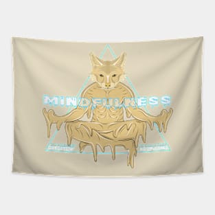 meditation coyote Tapestry