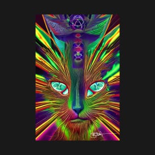 Trippy Cat Vibes 25 T-Shirt