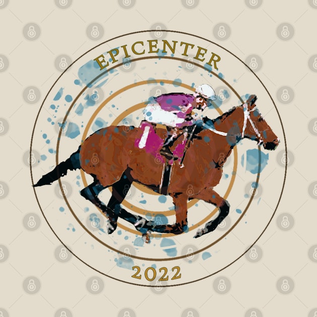 Famous Racehorses - Epicenter 2022 by Ginny Luttrell