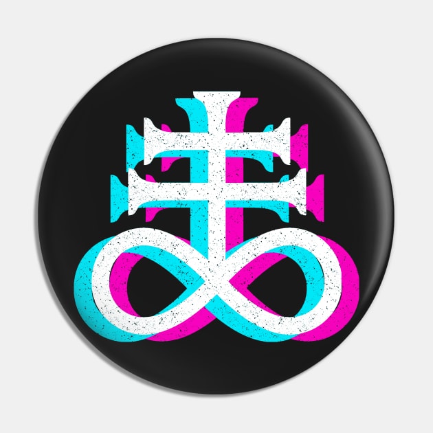 LEVIATHAN CROSS - SATANISM AND THE OCCULT Pin by Tshirt Samurai