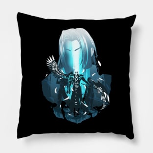 Man with Black Cape v2 Pillow