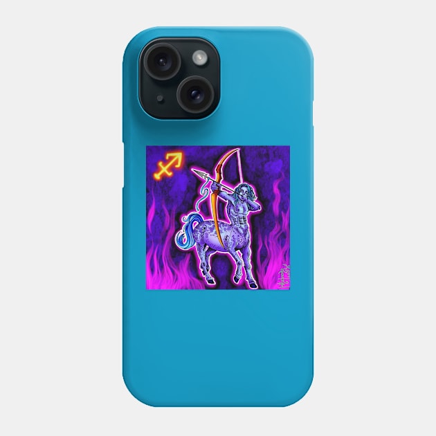 Sagittarius Zodiac Phone Case by Hazardous-art