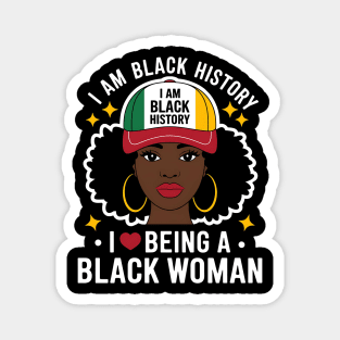 I-Love-Being-A-Black-Woman-Black-History-Month-for-Women Magnet
