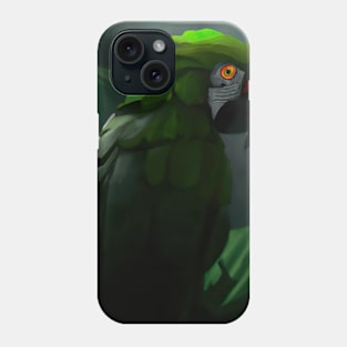 Green Jungle Bird Phone Case