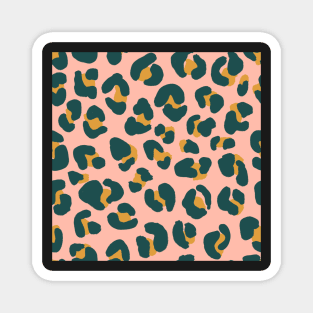 Leopard print pattern Magnet