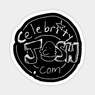 Celebrity Josh logo (white chalk) Magnet