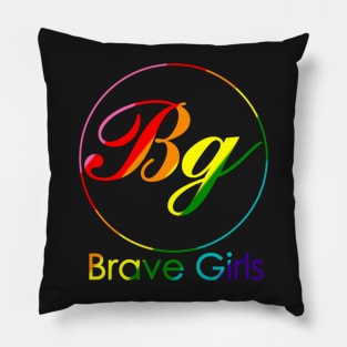 Brave girls logo Pillow