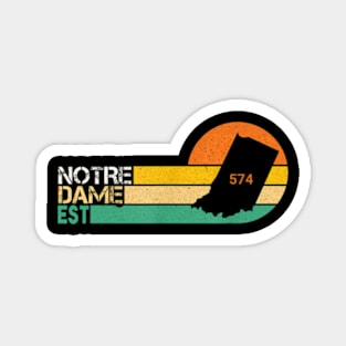 Notre Dame Indiana Vintage Magnet