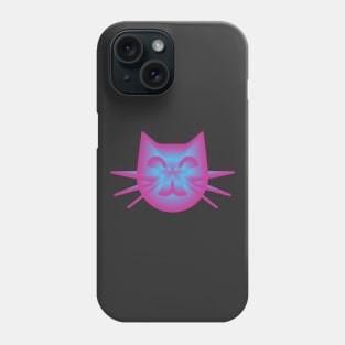 Cat. Abstract colourful cat. Phone Case