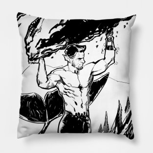 Strong Merman Pillow