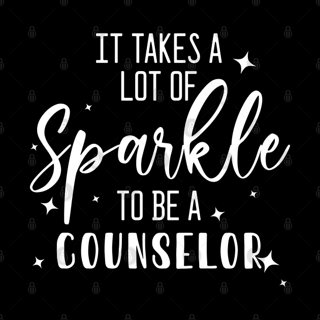 School Psychologist Masks Counselor Takes a Lot of Sparkle by FanaticTee