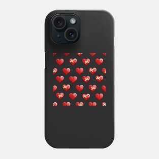 mended broken hearts Phone Case