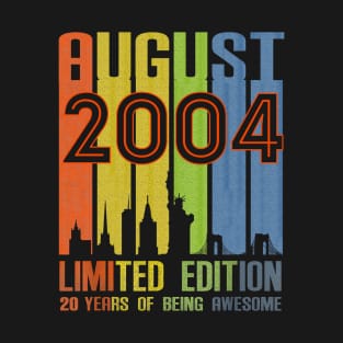 August 2004 20 Years Of Being Awesome Limited Edition T-Shirt