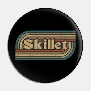 Skillet Vintage Stripes Pin