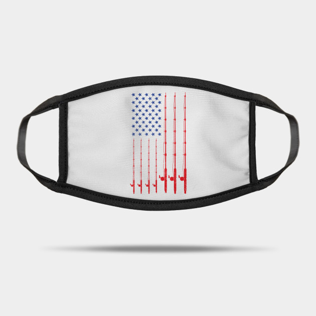 american flag fishing pole hat