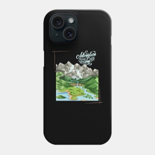 And so the adventure begins mountains nature Explore the world holidays vacation Phone Case