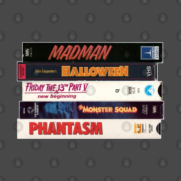 CK's VHS stack by SHOP.DEADPIT.COM 