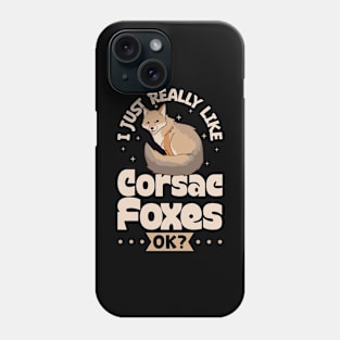 I just really love Corsac Foxes - Corsac Fox Phone Case