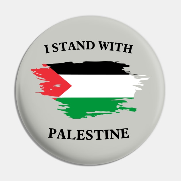 I stand with Palestine Pin by Love My..