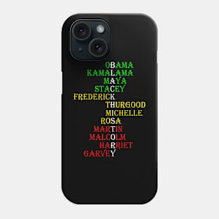 Black History Month Dream Like Leader African Black Pride Phone Case