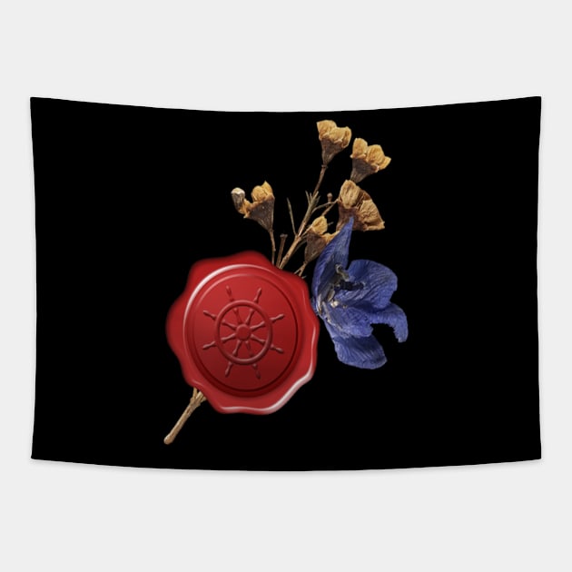 Wax Seal Tapestry by jerranne