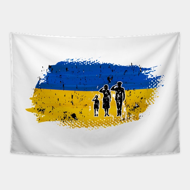 support ukraine ,ukraina flag ,ukrainian flag,stand with ukraine, Tapestry by YOUNESS98