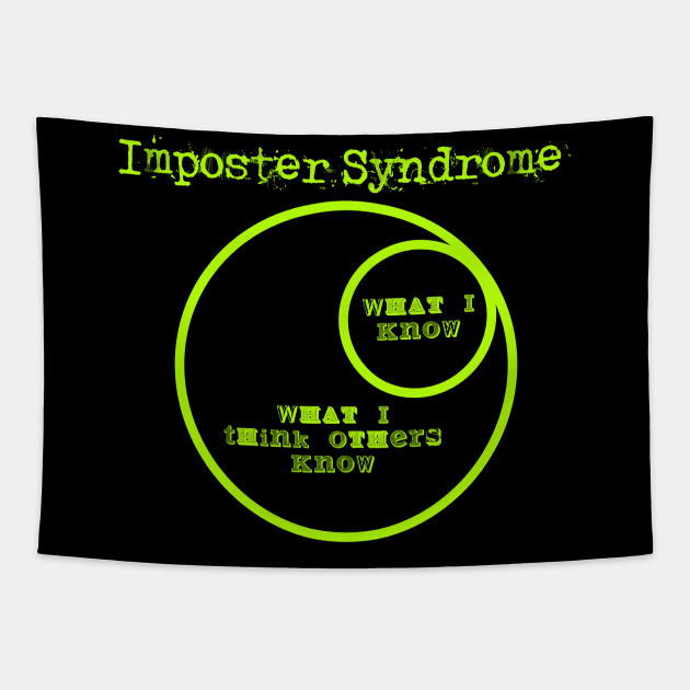 Imposter Syndrome What I know Tapestry by Wanderer Bat