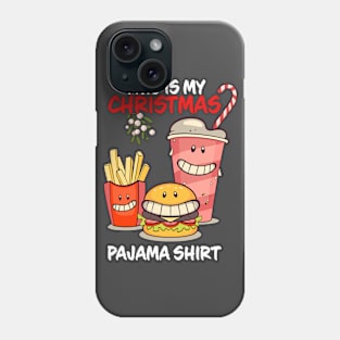 This Is My Christmas Pajama Shirt Happy Hour Family Matching Christmas Pajama Costume Gift Phone Case