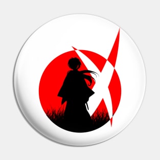 Mark of the Great Samurai Pin