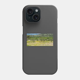 Olive Trees and Wild Flowers on Brac, Croatia Phone Case