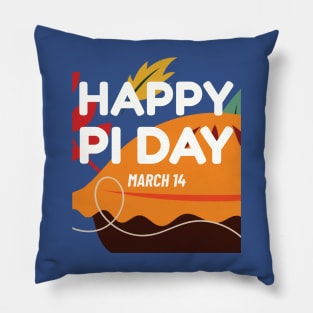 Happy Pi Day March 14 Pillow