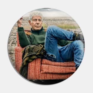 Anthony Bourdain Parts Unknown Color Pin