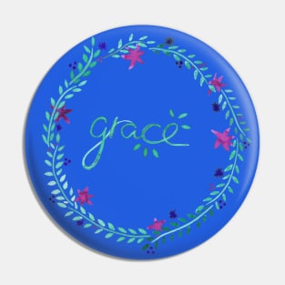 Watercolor grace Pin