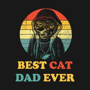 Best Cat Dad Ever Club 7 T-Shirt