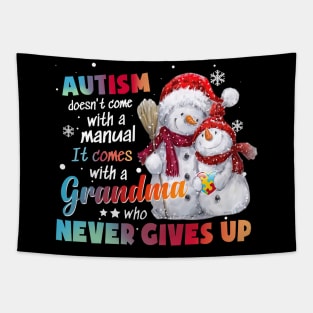 Autism Doesn't Come With A Manual It Comes With A Grandma Tapestry