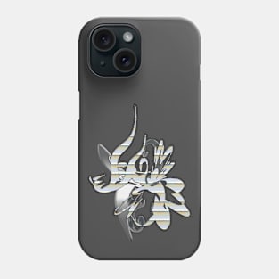 Silver flower Phone Case