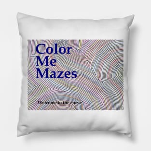 Color Me Mazes Pillow