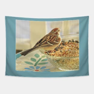 Seeds to Savour No.4 Sparrow Tapestry