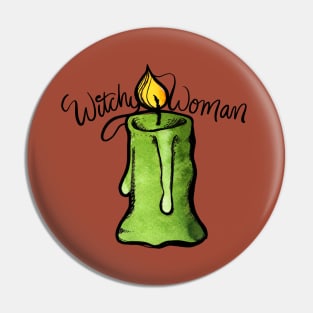 Witchy Woman Melty Candle Pin