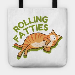 Rolling Fatties Funny Weed Cat Marijuana Tote