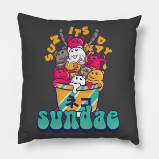 Its Sunday Sundae Pillow